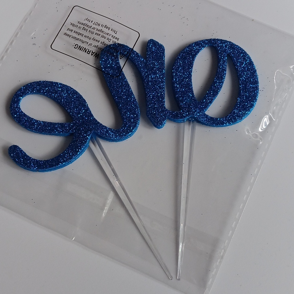 CAKE TOPPER BDAY 1 - Picture 2 of 2